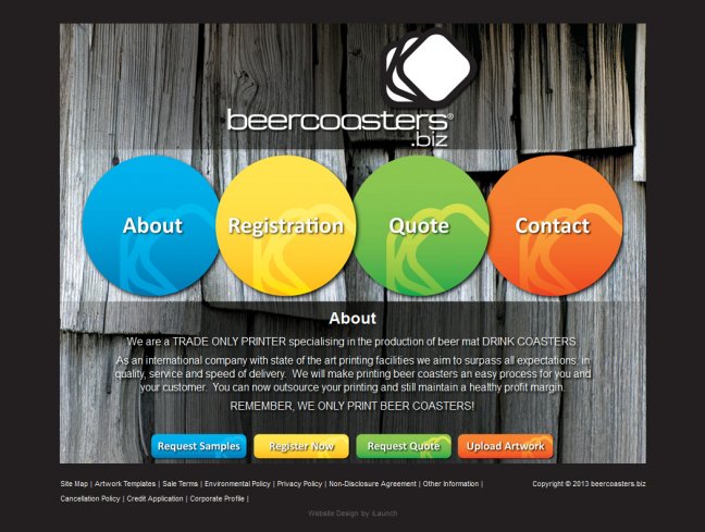 Portfolio Beer Coasters